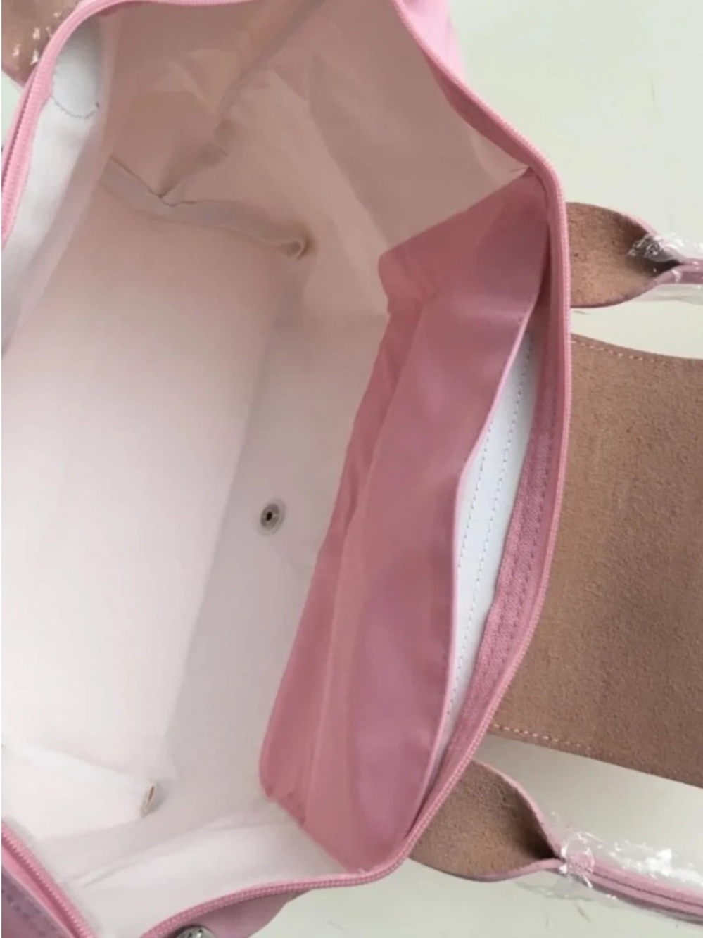 Longchamp pink handbag nylon L - Picture 8 of 8